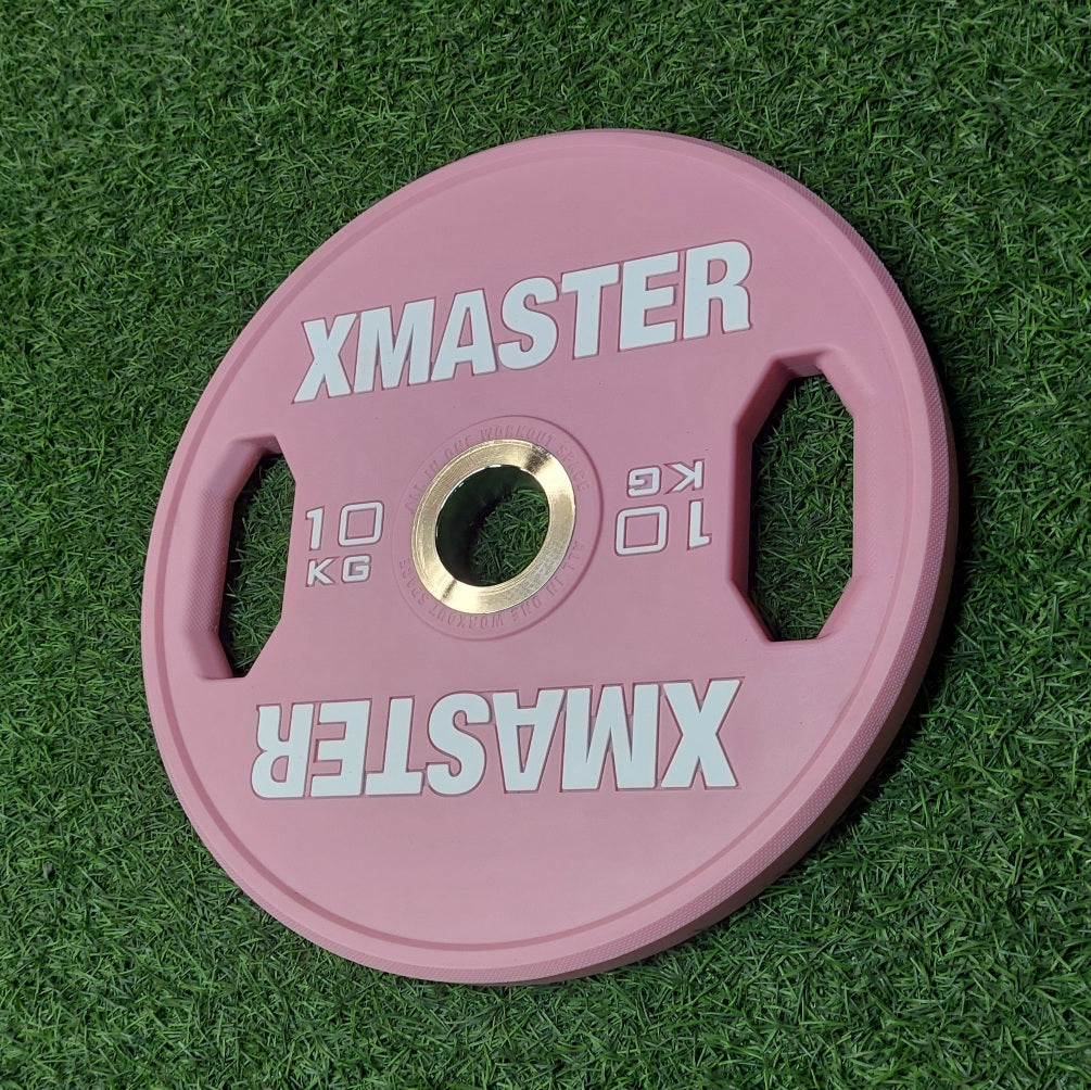 Discos Olímpicos CPU Pink Grip 10kg (Par) | XMASTER