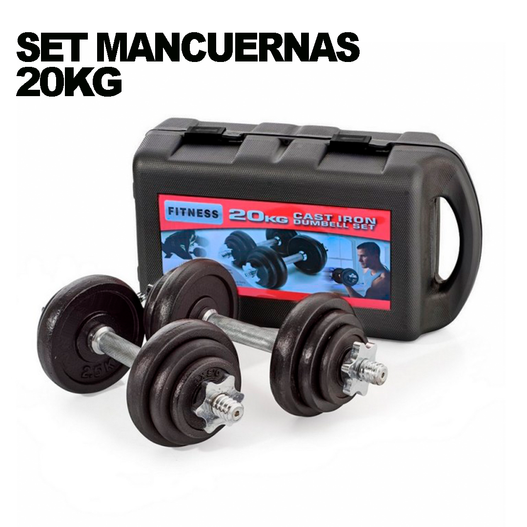 Set Mancuernas 20kg+ Maleta – fedesport - Main Image