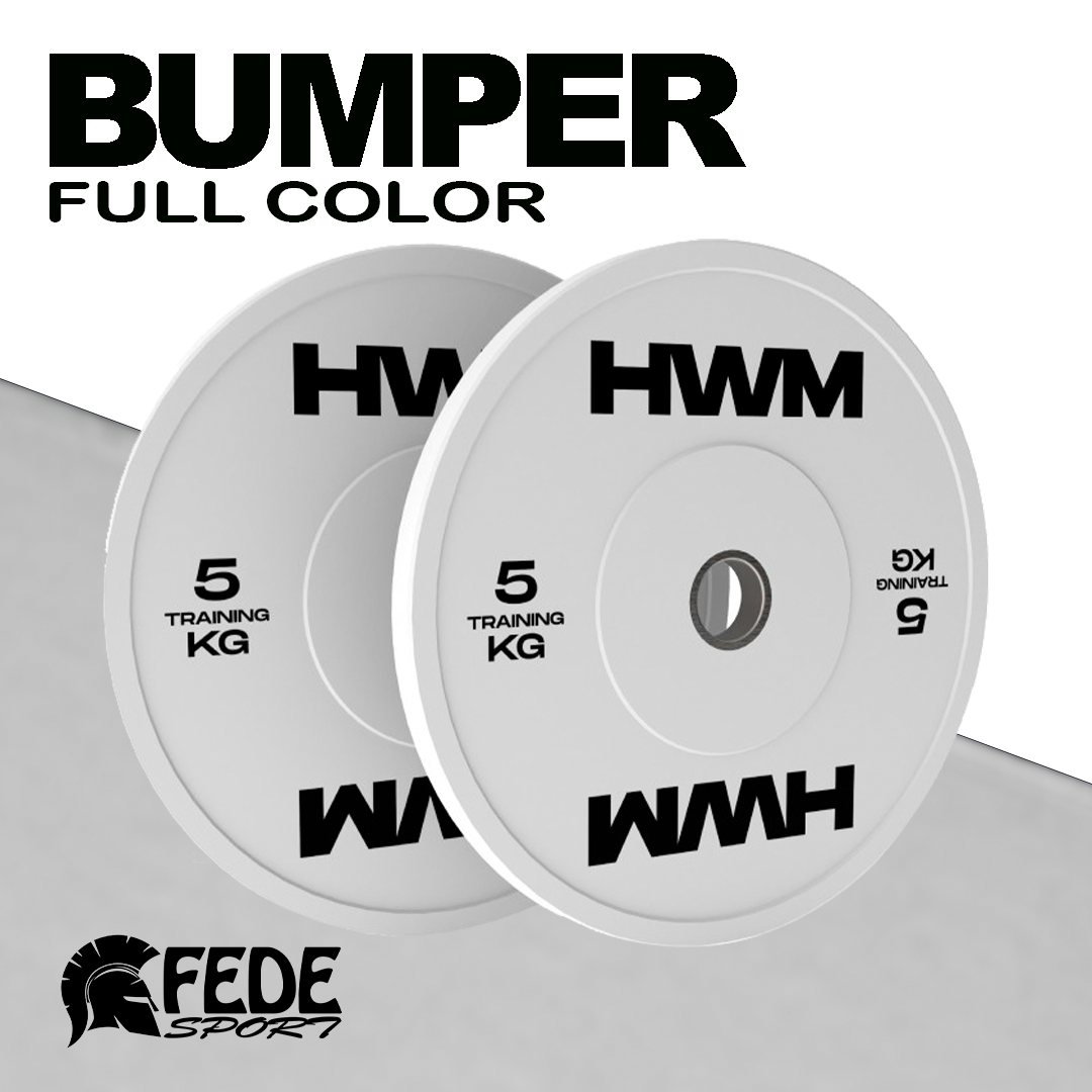 Discos Olimpicos Bumper Full Color 5kg (PAR)