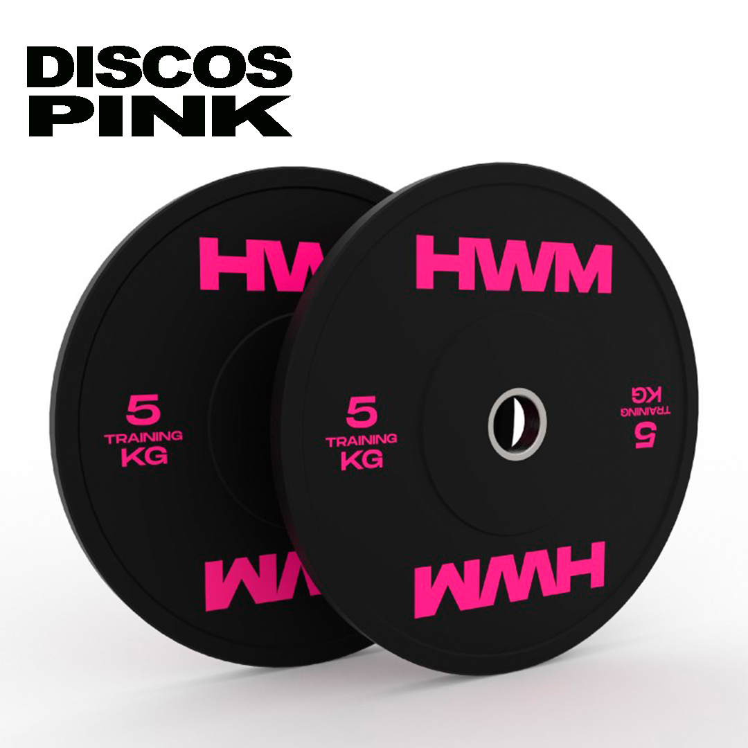 Discos Olímpicos Bumper Pink 5kg (par)