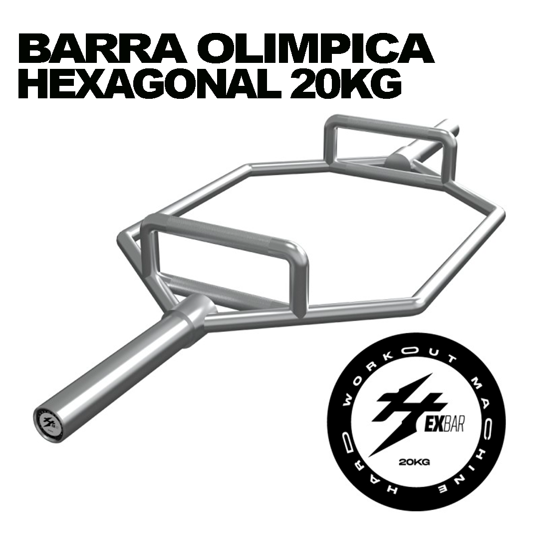 Barra Olímpica Hexagonal 20kg | HWM®
