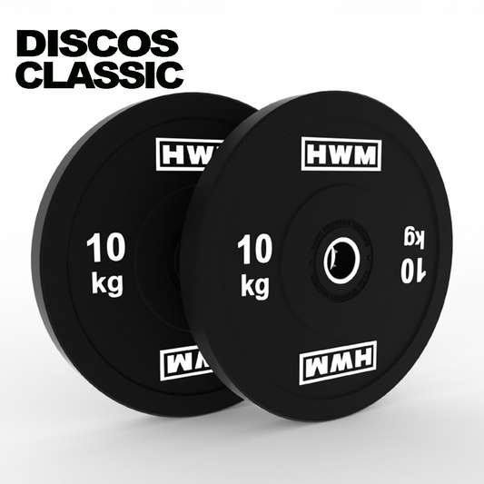 Discos Olímpicos Classic Black 10kg (par)