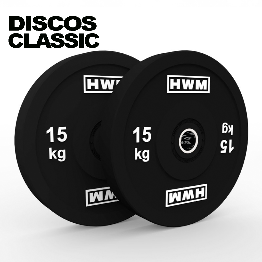 Discos Olímpicos Classic Black 15kg (par)