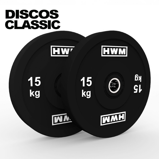 Discos Olímpicos Classic Black 15kg (par)
