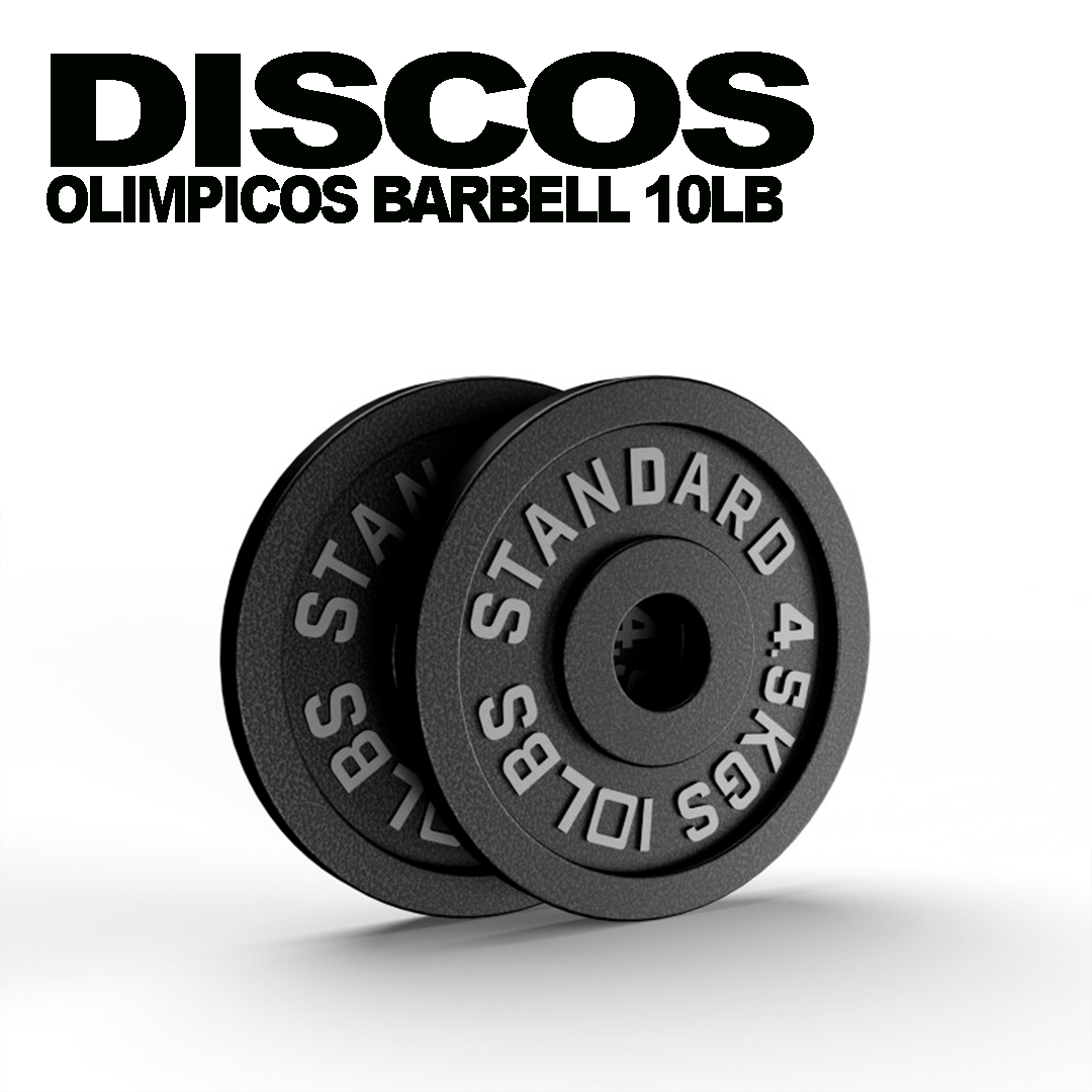 Discos Olímpicos 10lb (Par) | Barbell