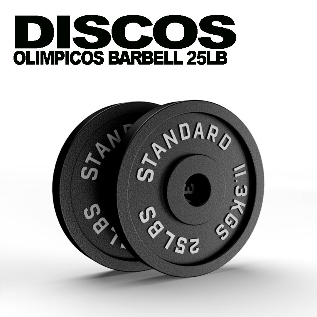Discos Olímpicos 25lb (Par) | Barbell