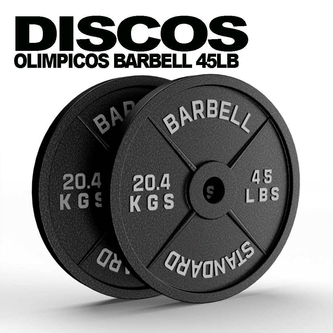 Discos Olímpicos 45lb (Par) | Barbell