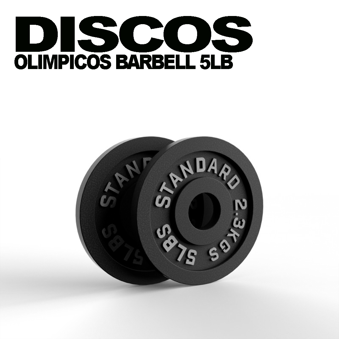 Discos Olímpicos 5lb (Par) | Barbell