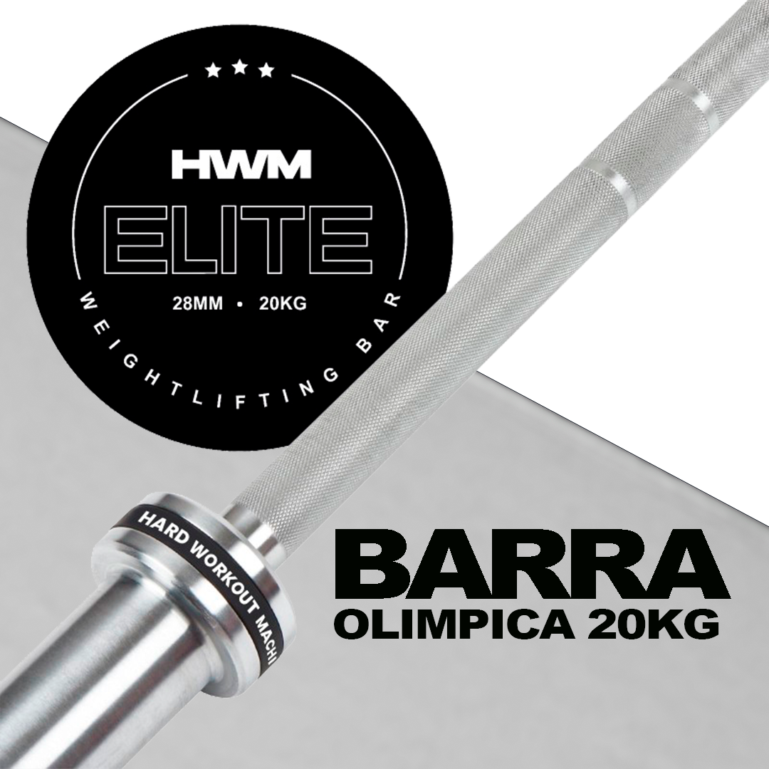 BARRA OLIMPICA 20KG HIGH CAPACITY MASCULINA