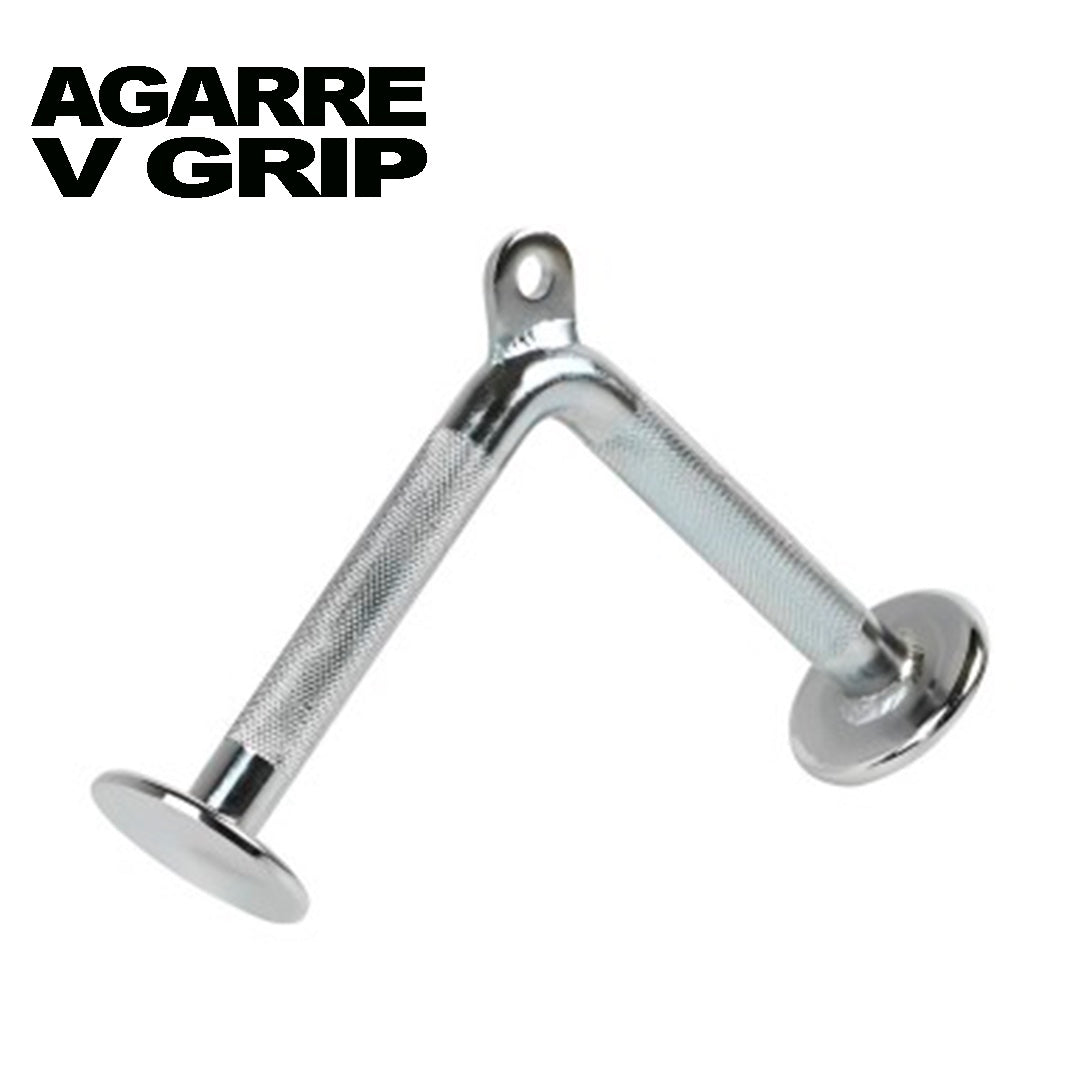 Barra de Tríceps "V" Grip - Accesorio Polea