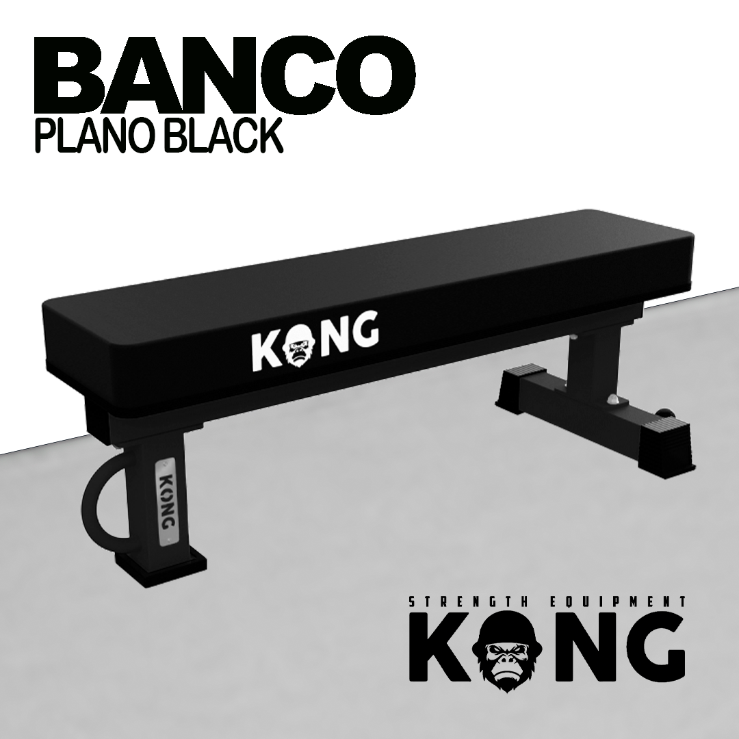 Banco Plano Negro | Banco Alto Tráfico Kong
