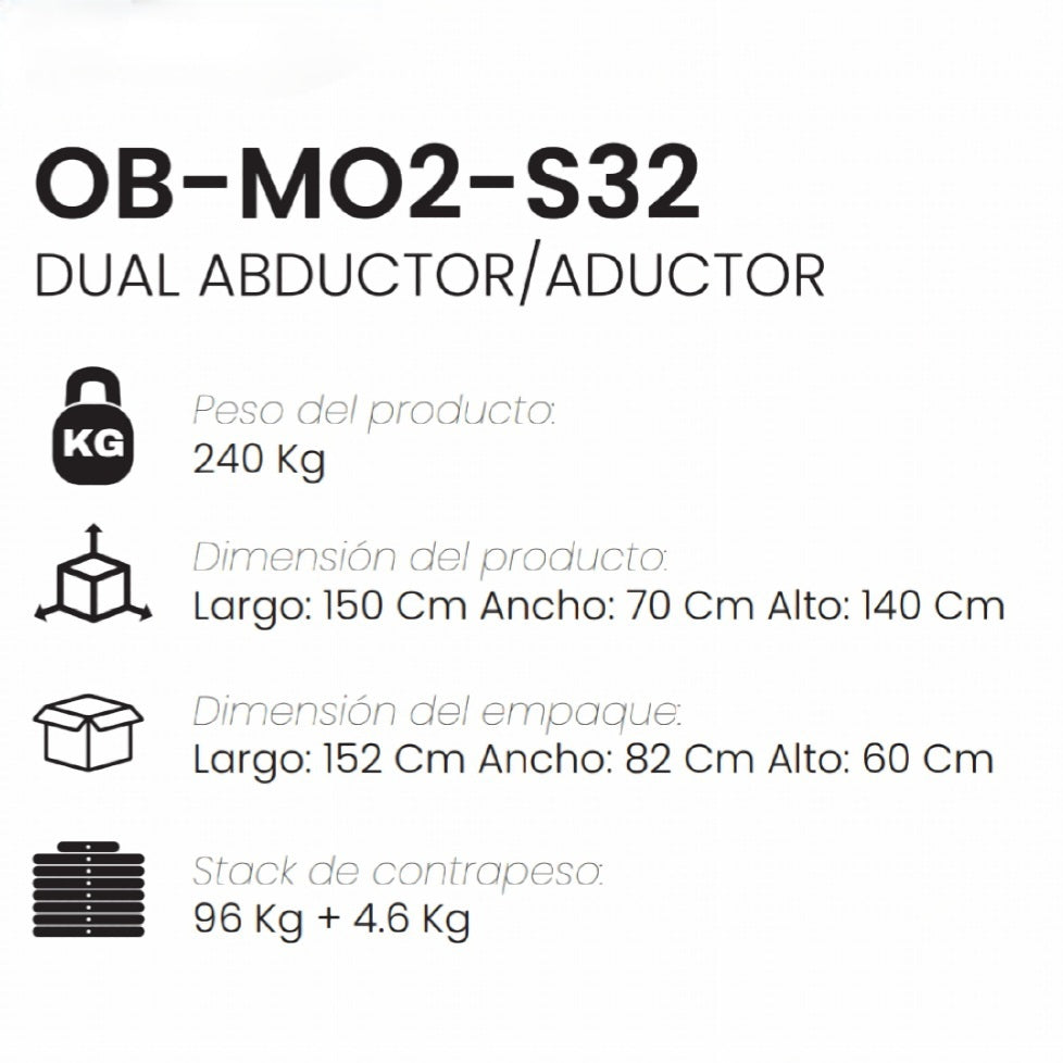 Dual Abductor / Aductor MO 2.0 | Obelix