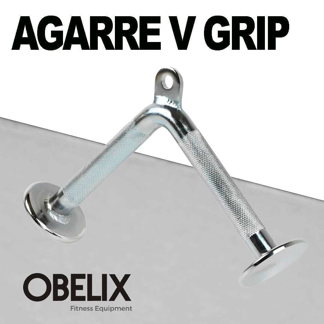 Barra de Tríceps "V" Grip - Accesorio Polea
