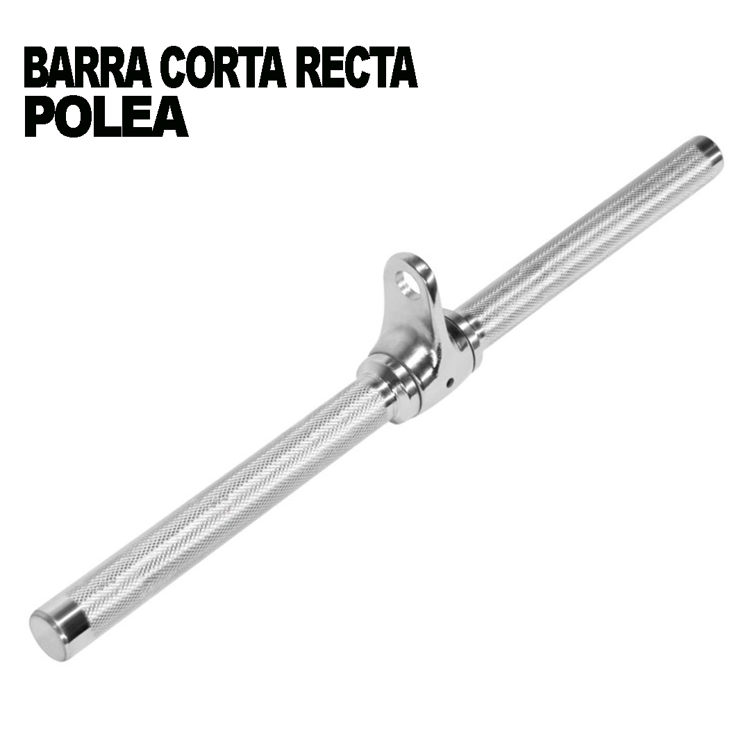 Barra Corta Recta - Accesorio Polea | Obelix