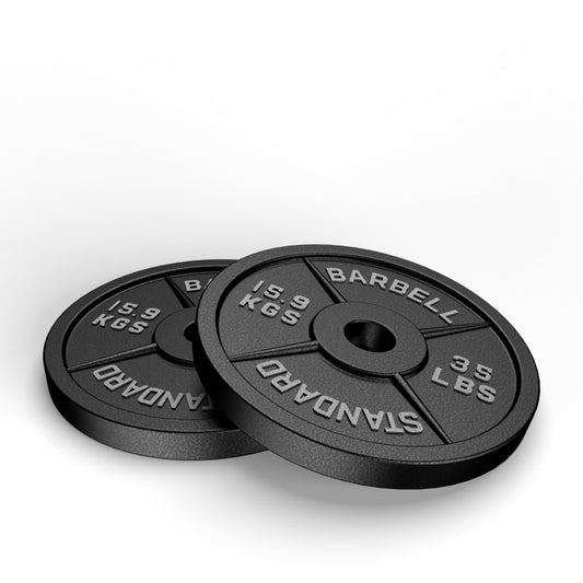 Discos Olímpicos 35lb (Par) | Barbell