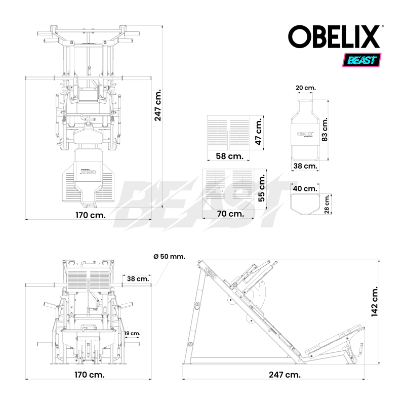 Dual Prensa Hack Beast | Obelix