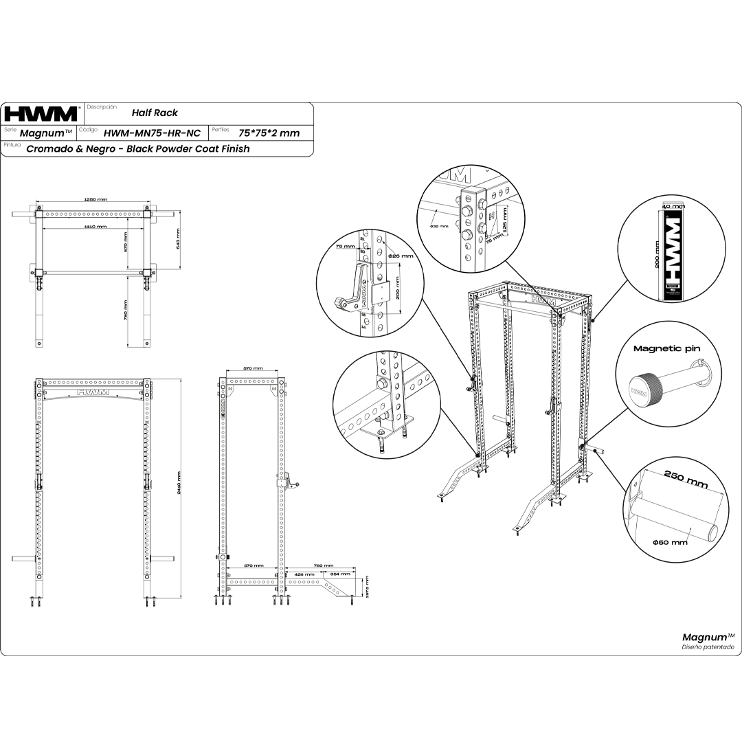 Half Rack Magnum | HWM