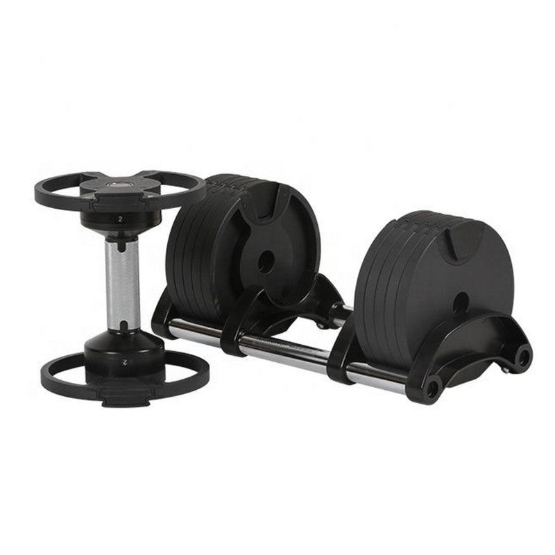 Mancuernas Ajustables 2 x 20kg + Rack
