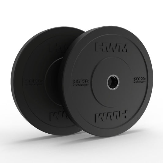 Discos Olímpicos Bumper Black 10kg (par)