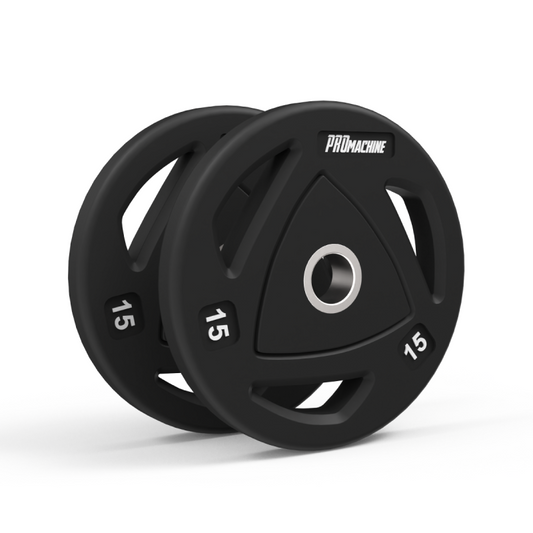 Discos Olímpicos Grip Rubber 15kg (Par)