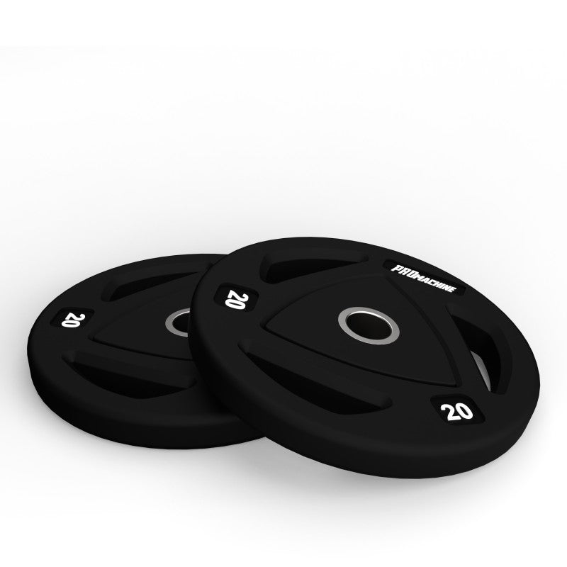 Discos Olímpicos Grip Rubber 20kg (Par)