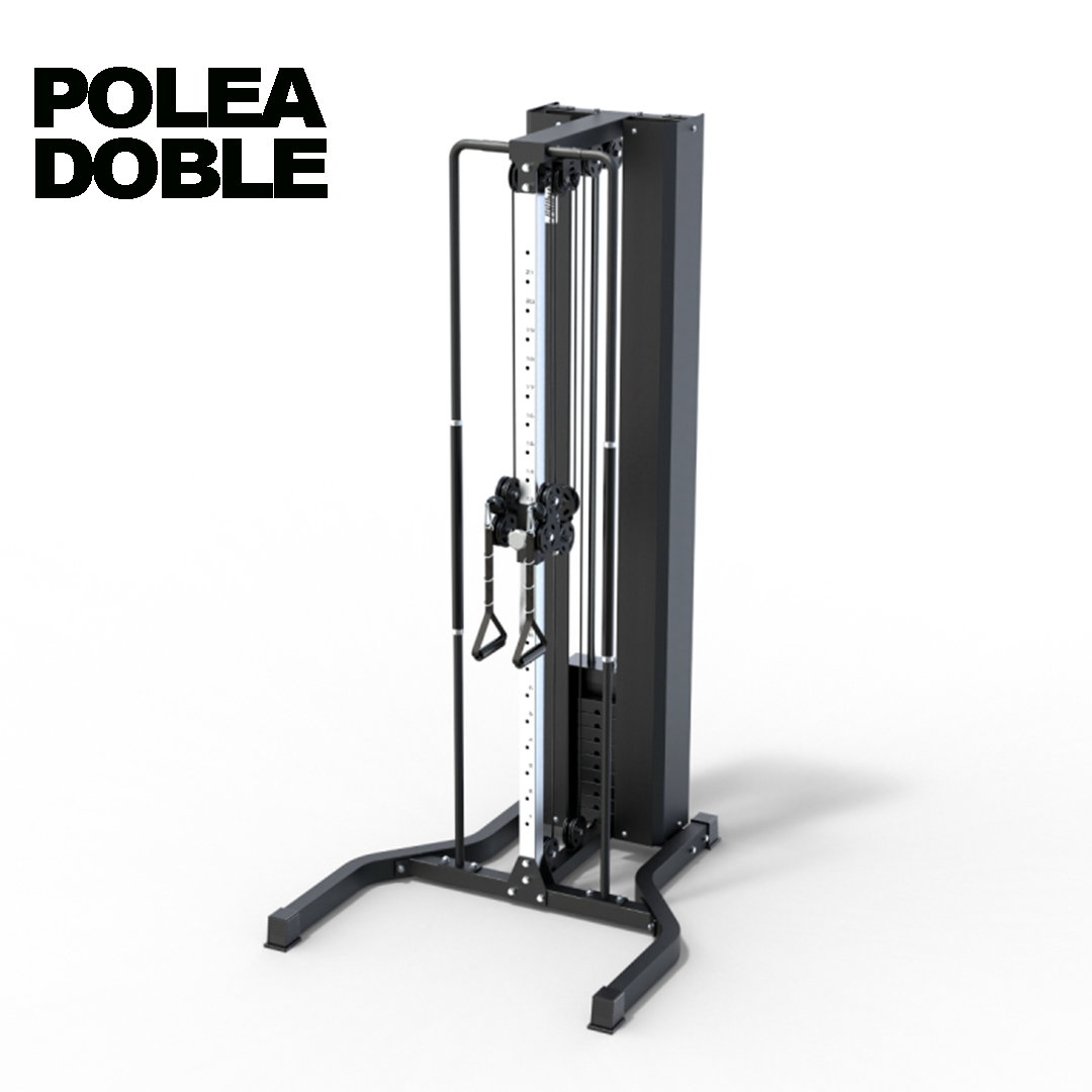 10kg×2、15kg×2 Polea Dual Multifuncional Stack 70kg – fedesport