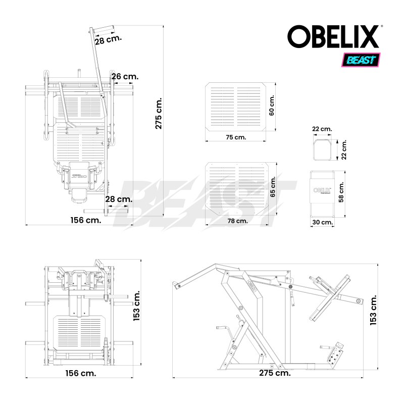 Prensa Péndulo Beast | Obelix