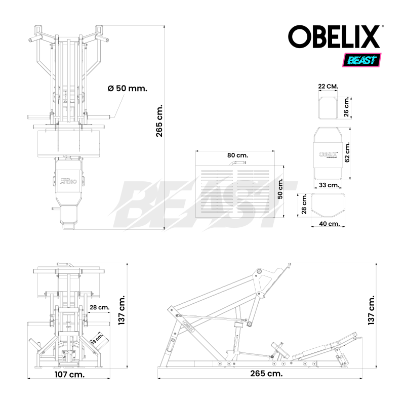 Prensa Pivote Beast | Obelix