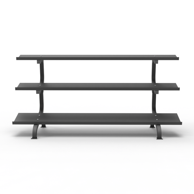 Rack de Mancuernas Horizontal 3 Bandejas | HWM