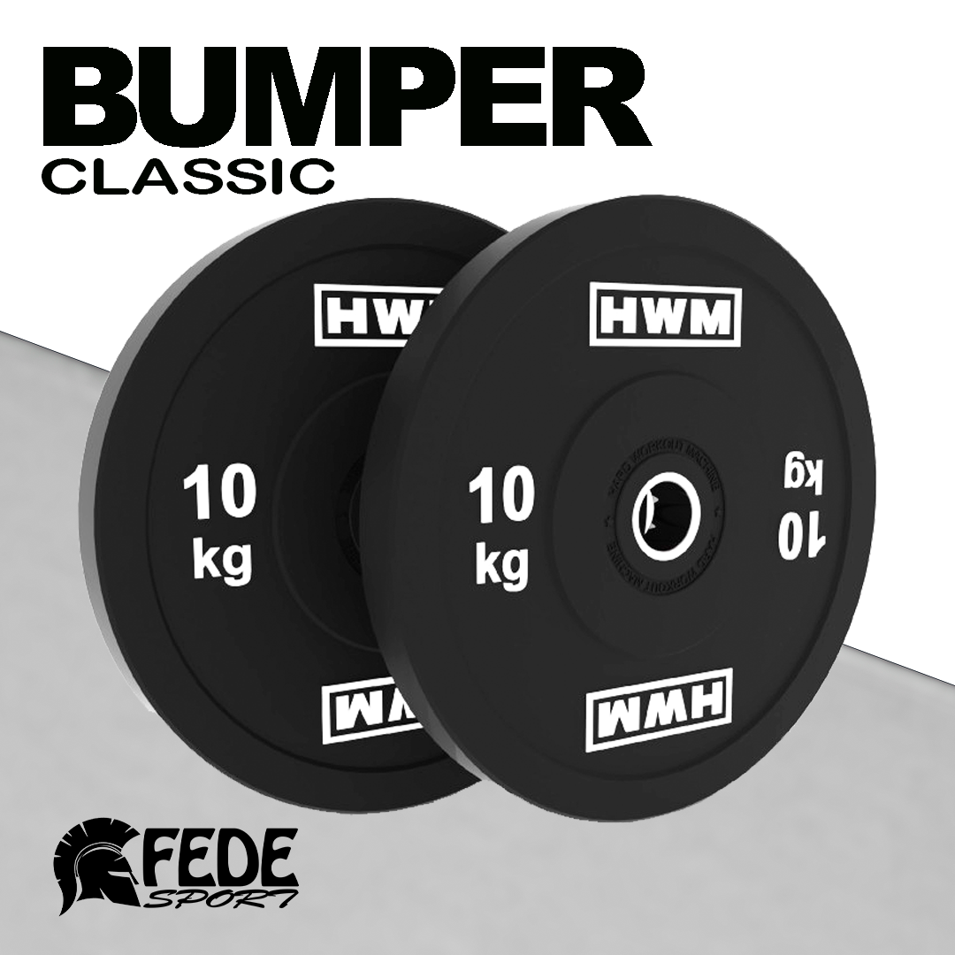 Discos Olímpicos Classic Black 10kg (par)