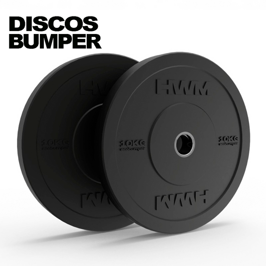 Discos Olímpicos Bumper Black 10kg (par)