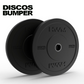 Discos Olímpicos Bumper Black 10kg (par)