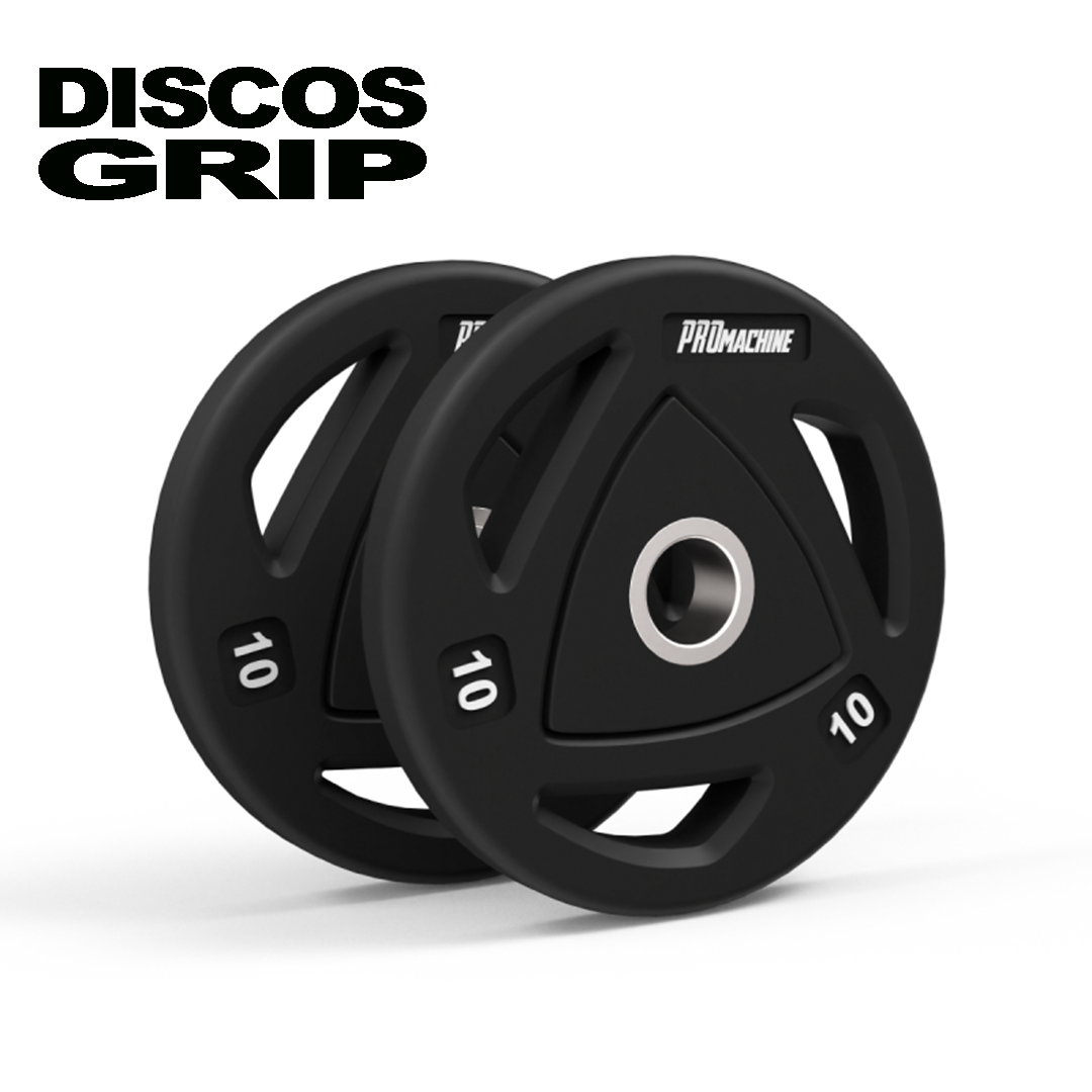Discos Olímpicos Grip Rubber 10kg (Par)