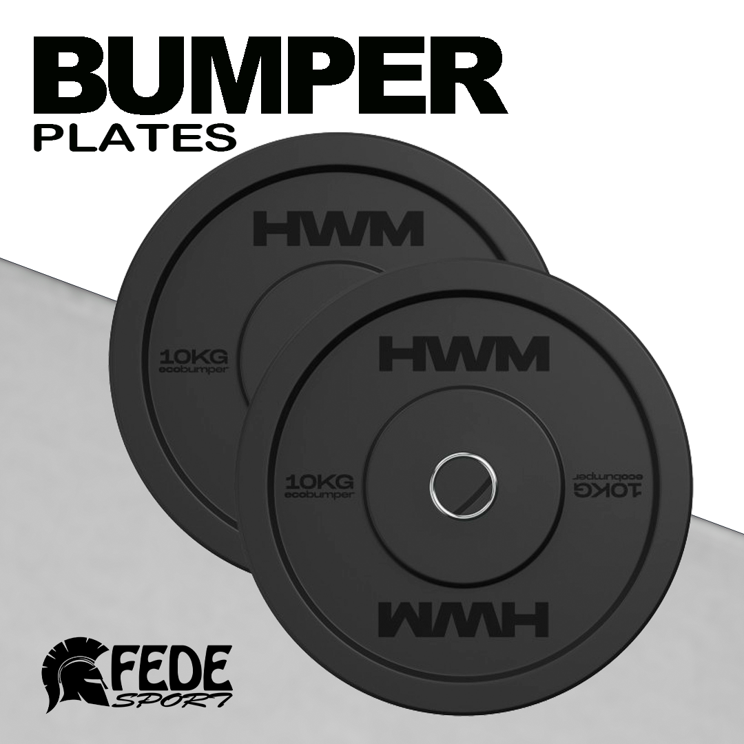 Discos Olímpicos Bumper Black 10kg (par)