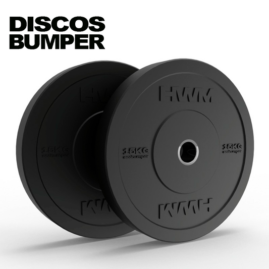 Discos Olímpicos Bumper Black 15kg (par)