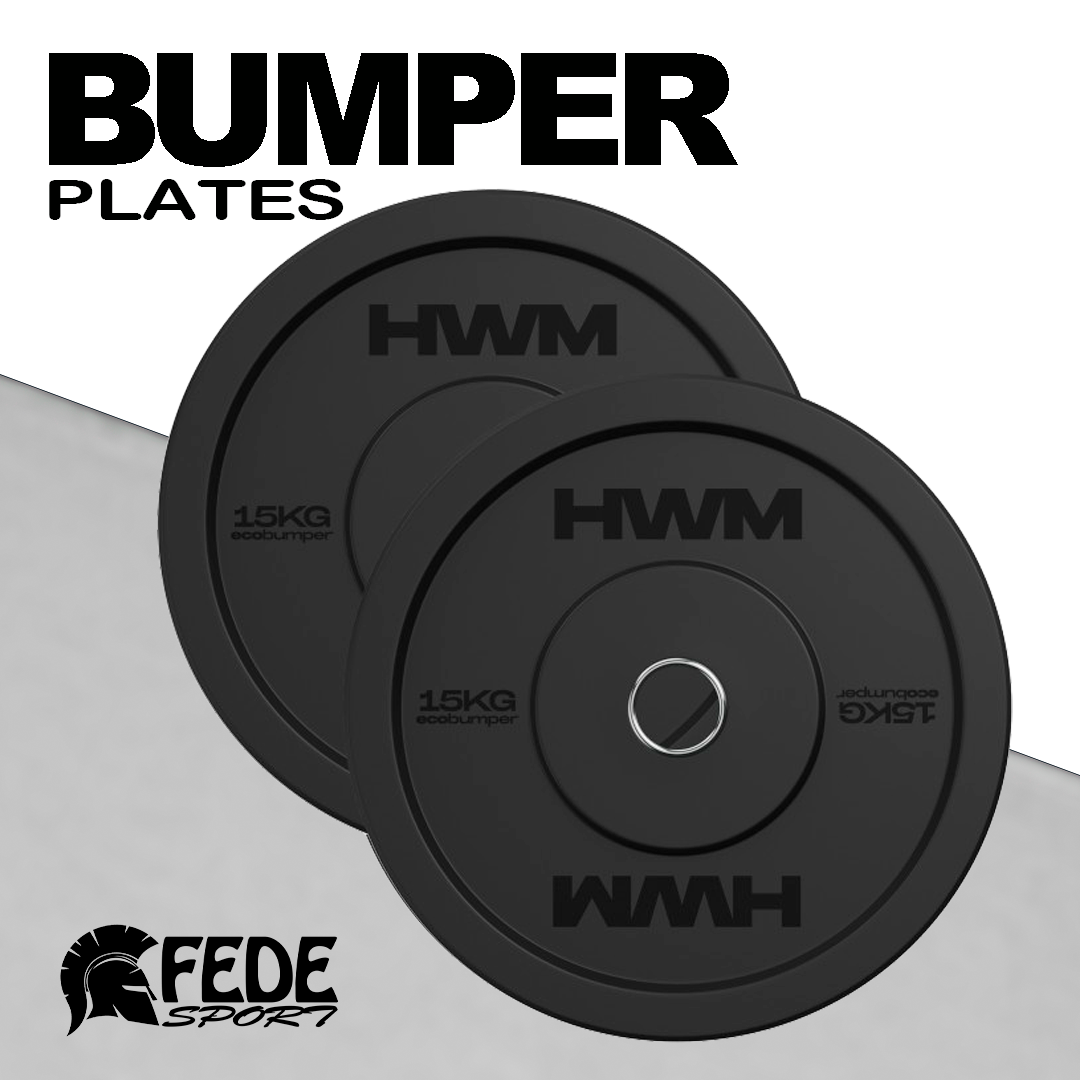 Discos Olímpicos Bumper Black 15kg (par)