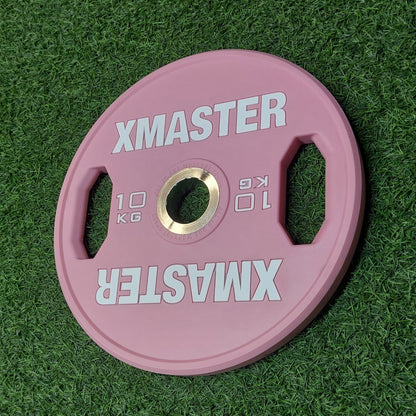 Discos Olímpicos CPU Pink Grip 10kg (Par) | XMASTER