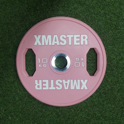 Discos Olímpicos CPU Pink Grip 10kg (Par) | XMASTER