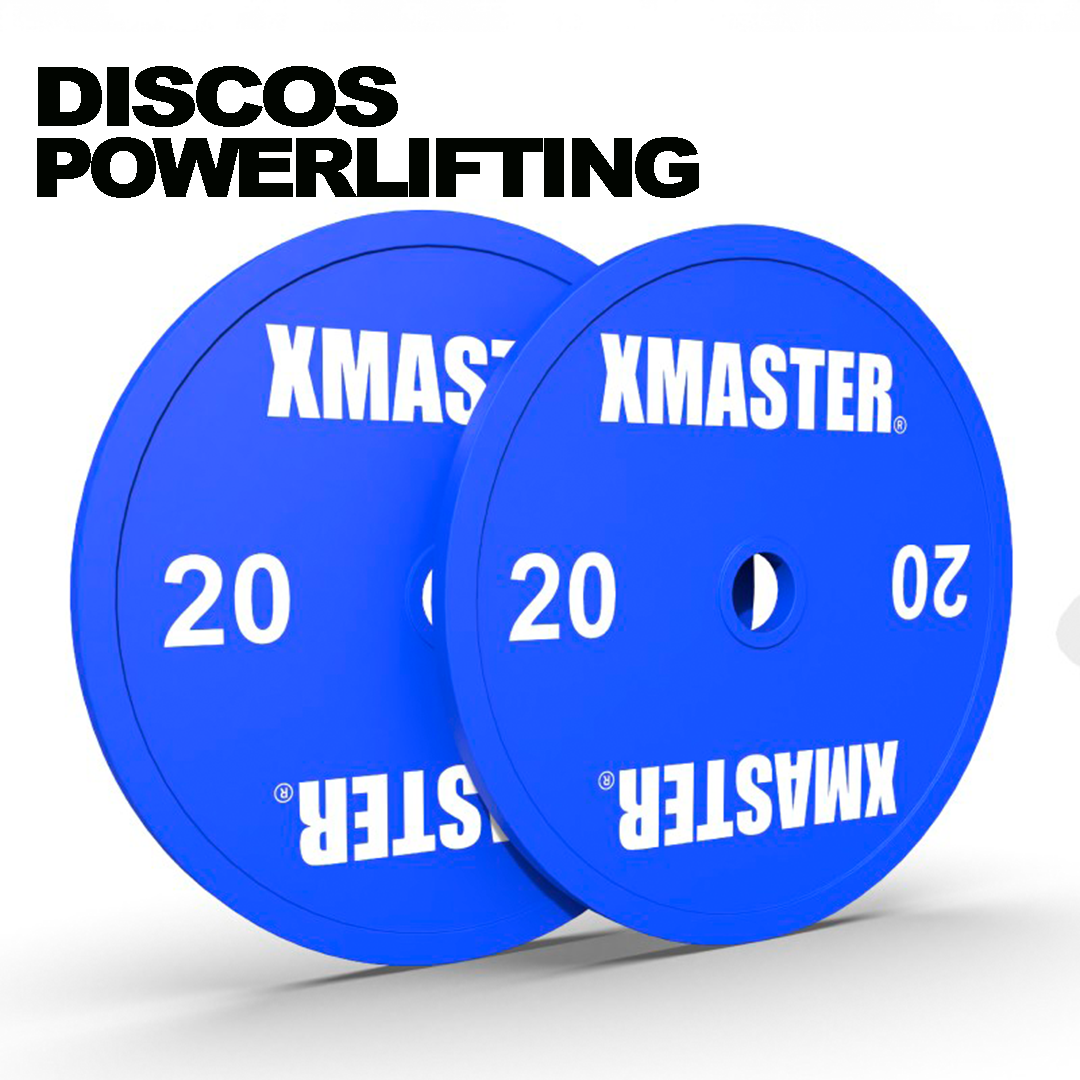 Discos Calibrados Powerlifting 20kg Azul (Par) | XMASTER