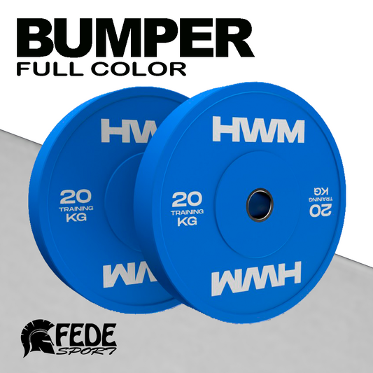 Discos Olimpicos Bumper Full Color 20kg (PAR)