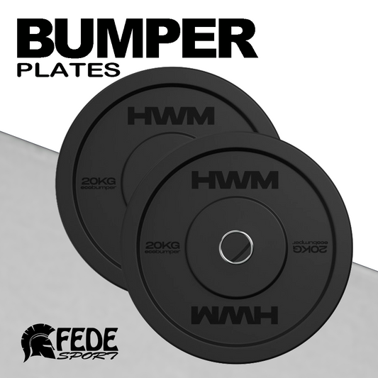 Discos Olímpicos Bumper Black 20kg (par)