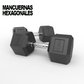 Mancuernas Hexagonales De Caucho 22,5kg (Par)