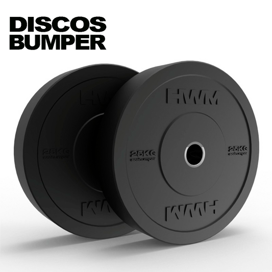 Discos Olímpicos Bumper Black 25kg (par)