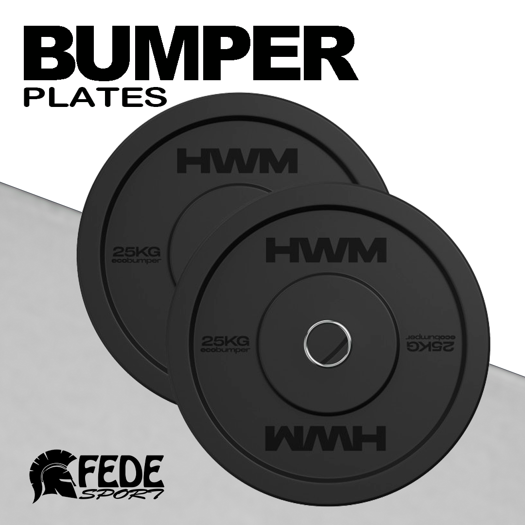 Discos Olímpicos Bumper Black 25kg (par)