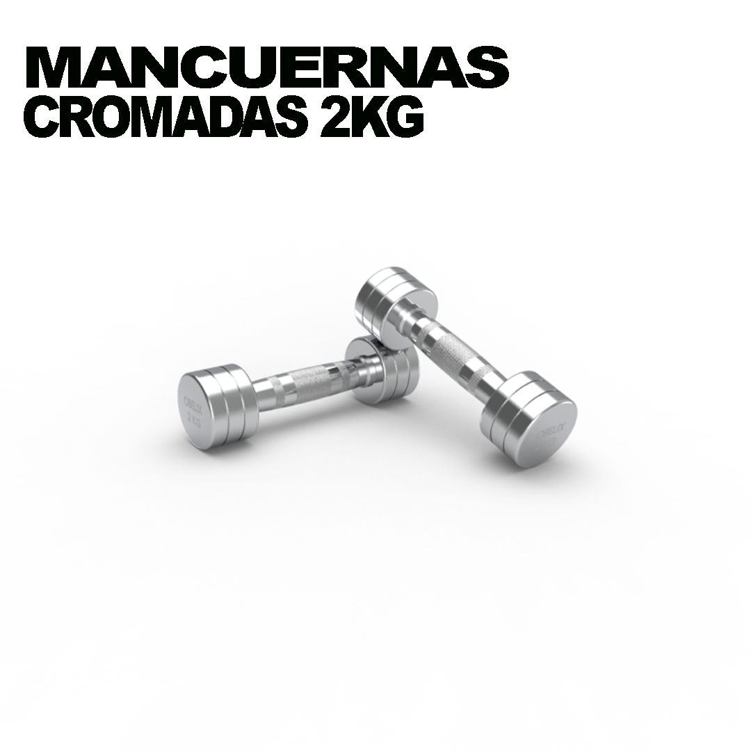 Par Mancuernas Cromadas 2kg | Obelix