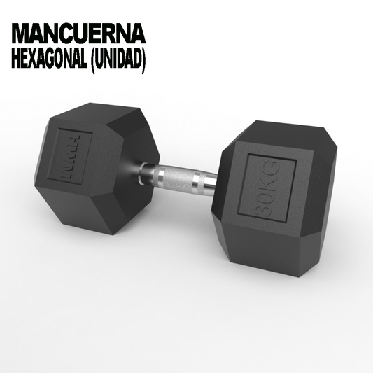 Mancuerna Hexagonal 30kg (Unidad)