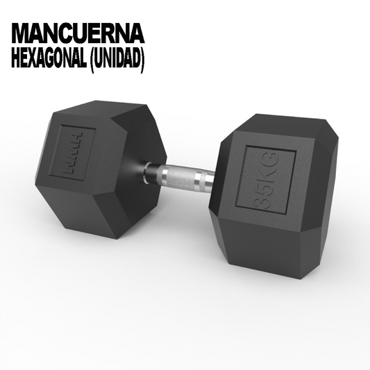 Mancuerna Hexagonal 35kg (Unidad)