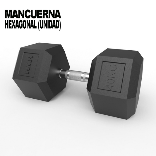 Mancuerna Hexagonal 40kg (Unidad)