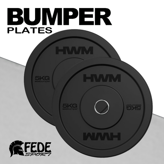 Discos Olímpicos Bumper Black 5kg (par)