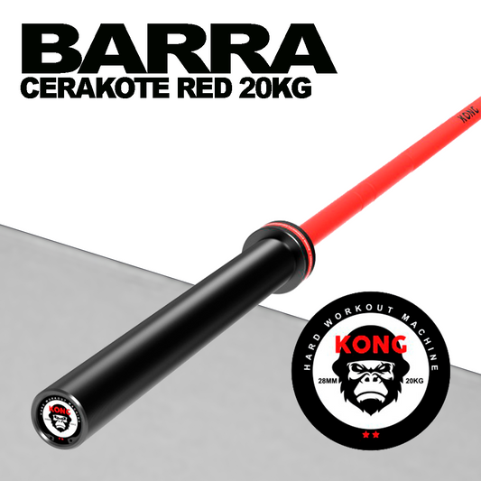 Barra Olímpica 20kg Cerakote Red | KONG